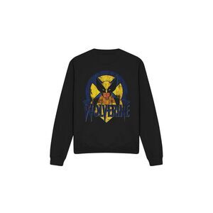 Marvel Unisex Adult X-Men Wolverine Retro Sweatshirt / Black